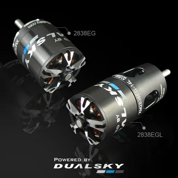 DUALSKY Xmotor למשל Outrunner Brushless Motor XM2838EG 860KV 1100KV 1350KV 1800KV על EP דאונים