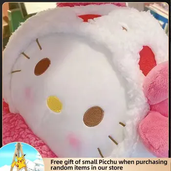 Sanrio Hellokitty Kuromi MyMelody הפעולה איור צעצוע קטיפה להרגיע תינוק בובת ילדה, מתנת יום הולדת קישוט חדר חתיכות כותנה PP