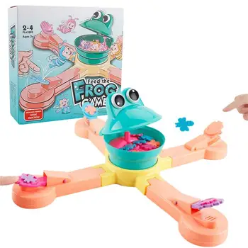 ילדים צעצוע מצחיק החינוך הורה-ילד אינטראקטיבי צעצוע האכלה משחק צפרדע צעצוע תחרותי מרובה משתתפים אינטראקטיבי שולחן המשחק