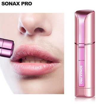 SONAX PRO נייד הגילוח מסיר שיער לנשים שפתון גילוח, תספורת לא כואב Depilator פנים מכונת גילוח סוג הסוללה