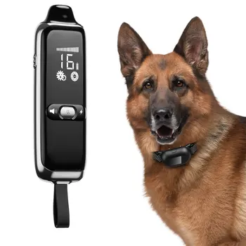 סטטי קולר הכלב שונות הכלבים נשמע אימון כלב אלקטרונית משדר צווארון רטט מרחוק מקלט גירוי 1300ft