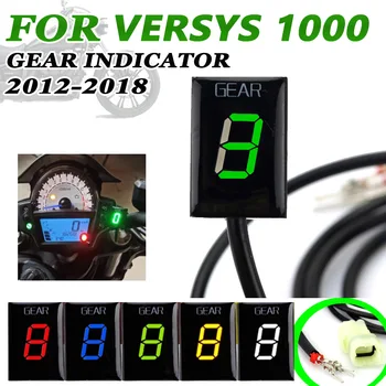 על Kawasaki Versys 1000 Versys1000 2012 - 2015 2016 2017 2018 אופנוע אביזרים LED 1-6 הילוך מחוון ציוד תצוגה מטר