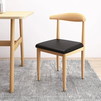 האוכל איפור עץ, כיסא ילדים, עיצוב חדר שינה עור הכיסא במשרד המודרני Sillas De Comedor הביתה עיצובים SGQ40XP