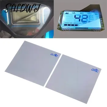 2Pcs 9*9 אוניברסלי LCD רכב חשמלי מקוטב לצלם תמונת מסך תצוגת שעון סוללה רכב גדול טלפון נייד